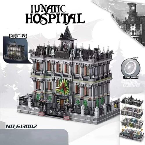 IN STOCK Halloween 7124 16007 613002 16001 613001 XD2025 Haunted House Building Block Bricks Christmas gift Creative Toys