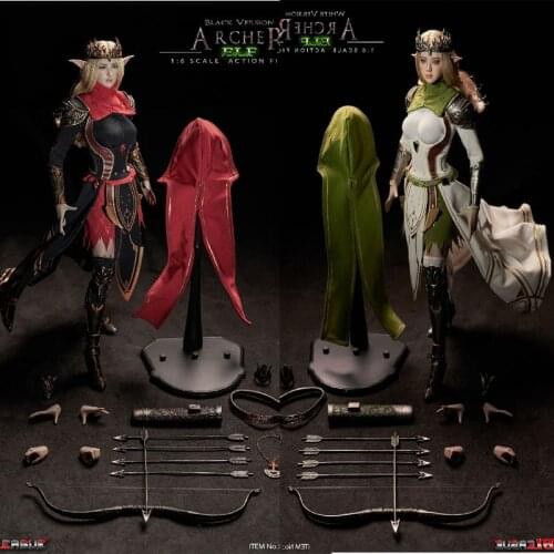 Pre-sale TBLeague PL2021-175 1/6 Scale Elf Archer Female Angle Black/white Action Figures Model Collections gift