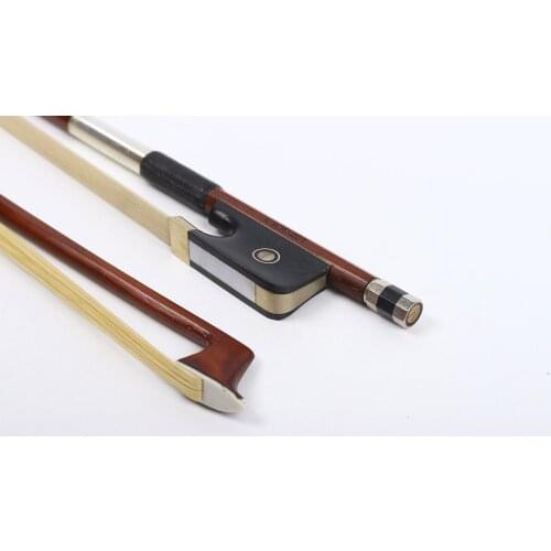 1X Viola Bow brazilwood Ebony frog Good balance Natural HorseTail