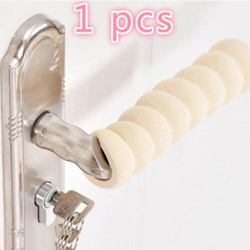 1Pc Room Door Handle Cover Baby Thickened Anti-collision Cover Spiral Anti-collision Safety Door Handle Baby Safety Protection
