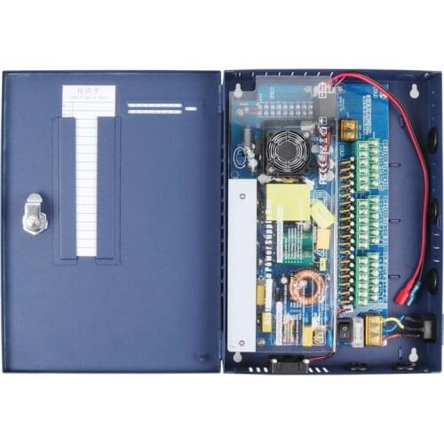18CH 30A Boxed CCTV Power Supply Input Voltage 100-240V 350W Output 12V DC with PFC Function