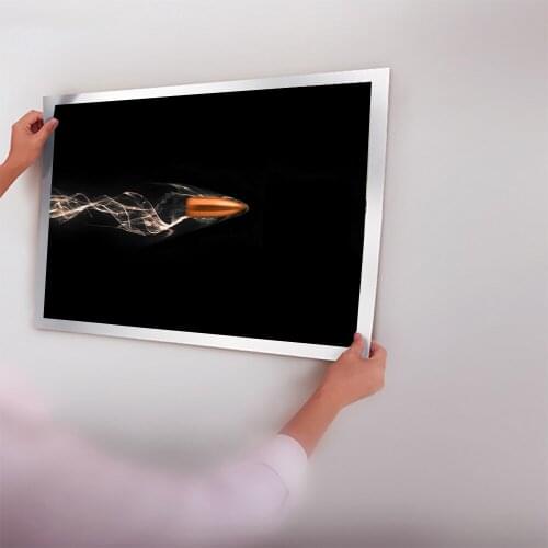 Bullets Fired Oil Painting Volcano Kiss Abstract Poster Wall Art Print Wall Painting Living Room Decoration Home Decoration Pain