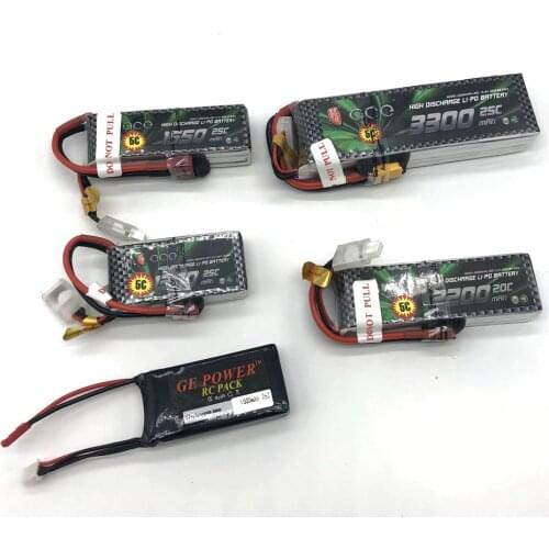RC Airplane ACE GE Battery 11.1v 1000mAh 25C 1300mah 25c 1550mah 25c 2200mah 20c 14.8v 3300mAh 25c 2800mAh 30C 6S 22.2v 36000mAh