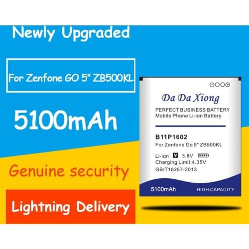 Free shipping 4750mAh B11P1602 Battery for ASUS Zenfone Go 5" ZB500KL X00AD X00ADC X00ADA Replacement batteria + free tools