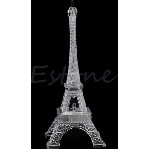 Home Decor Romantic Creative Eiffel Tower LED Lamp Home Wedding Night Light Gift