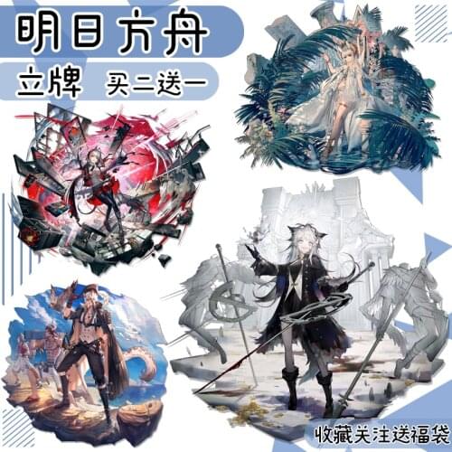 Hot Game Arknights Anime Acrylic Stand Figure Model Desktop Decor Mostima Surtr Executor Phantom Eunectes Collection Xmas Gifts