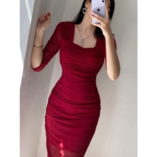 HOLYGAGA Elegant Summer Dresses