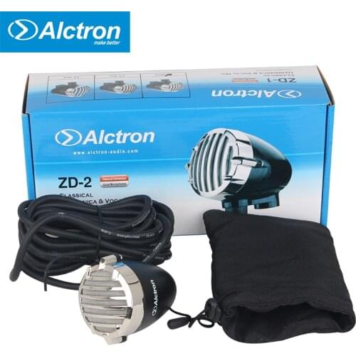 Alctron ZD-2 classical harmonica microphone,vocal microphone compact and exquisite,dynamic microphone for stage performance