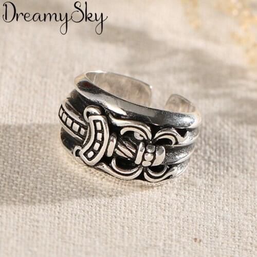 New Charming Sword Finger Ring for Women Vintage Boho Knuckle Party Rings Gothic Punk Jewelry Gifts for Girls 2020