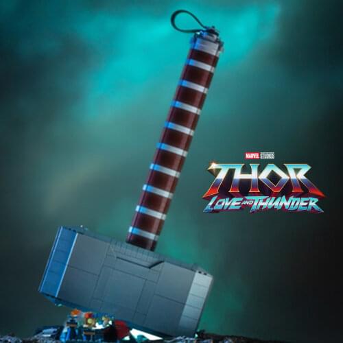 Marvel Avengers Endgame Iron Man Infinity Glove Weapon Toy Thanos Thor Gauntlet Mjolnir Ironman Building Block Brick Kid Gift