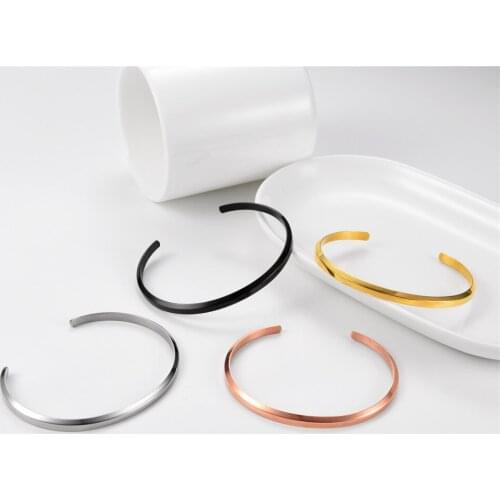 Trendy Rose Gold Color Open Cuff Bangle for Women Everyday Wearing Large/Small Size Available Free Shipment GH3336G