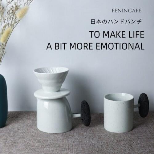 Hand brewed coffee filter set with V60 Glass Coffee pot hand brewing pots coffee pour over coffee kettle pot dripper stand cup