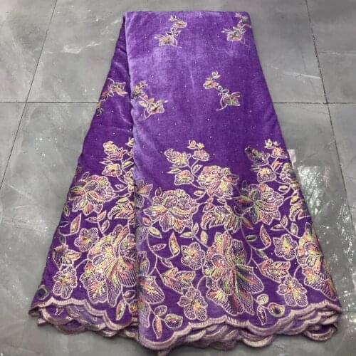 Nigeria sequined velvet lace fabric 2021 high quality African lace fabric wedding French tulle lace fabric J4290
