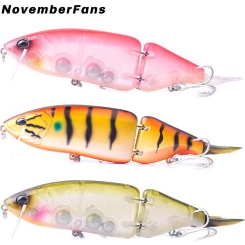 NovemberFans High Quality Float Jointed Crank Swimbait Fishing Lures 165mm 59g Jointed Wobbler Artificial Bait for Fishing