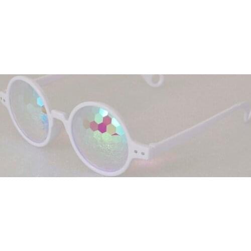 Emazing Lights White Bees eyes Kaleidoscope glasses