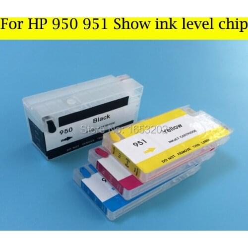 BULK Supply For HP950 951 Refill Ink Cartridges For HP Officejet Pro 276dw 8600 8100 With Show Ink Level Chip