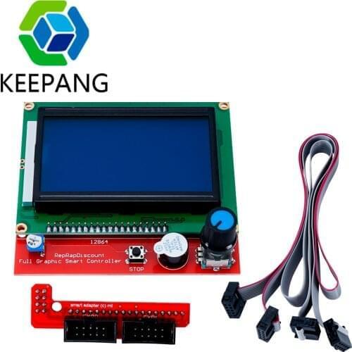 RAMPS1.4 LCD 12864 LCD control panel Reprap 2004 LCD Control board Smart Adapter Controller Reprap Ramps 1.4 Mega2560 board