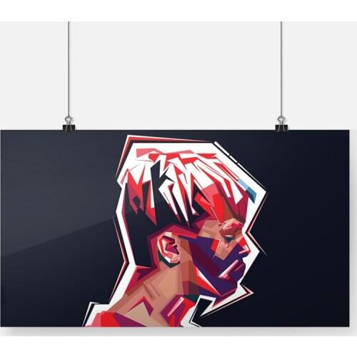 Prints Star XXXTentacion Poster Canvas Painting Wall Art Decoration Dorm Living Room Fashion Home Bedroom Decor Framework Gift