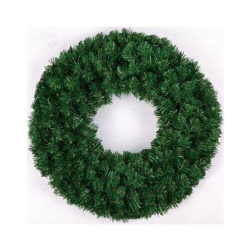 40cm Christmas wreaths green Christmas decorations for home decorations Christmas ornaments Christmas garland free shipping