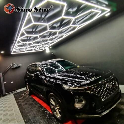 Free shipping to Hong Kong Customized design for home garage and commercial systems hexagon led light for ceiling