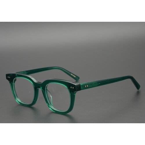 Vintage Men Square Acetate Glasses Frame Women Retro Luxury Brand Designer Prescription Myopia Optical Eyeglasses Frame Eyewear