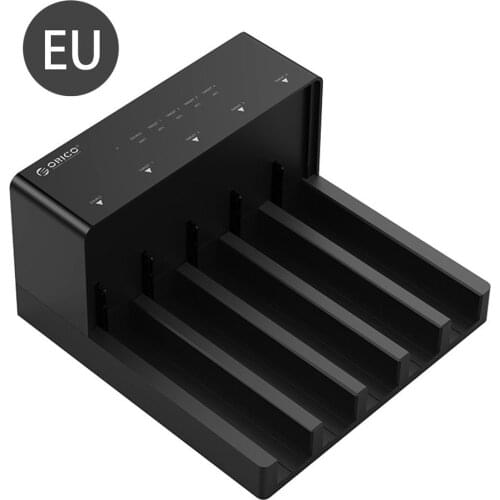 6558US3-C 3.5 Inches 5 Bay High Speed Usb 3.0 HDD Docking Station Tool Free USB 3.0 To SATA Hard Drive Enclosure Case Adapter