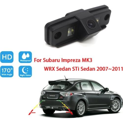 Rear View Camera For Subaru Impreza MK3 WRX Sedan STi Sedan 2007 2008 2009 2010 2011 CCD Full HD Night Vision Car Reverse Camera