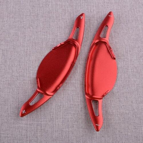 1 Pair Car Red Steering Wheel Shift Paddle Shifter Extension Aluminum Alloy Fit for Nissan Altima 2020 2019 Accessories