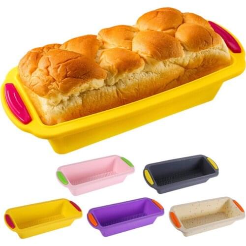 2pcs High Quality FDA Food Grade Silicone Big Toast Molds Cake Molds For Kitchen Bakeware Molds