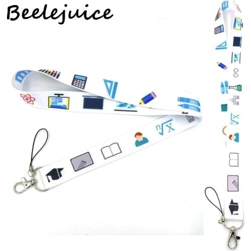 24pcs Education School University Stationary Neck Strap webbings ribbons Phone Keys ID Card Holder Lanyard Keys DIY Hang Ropes