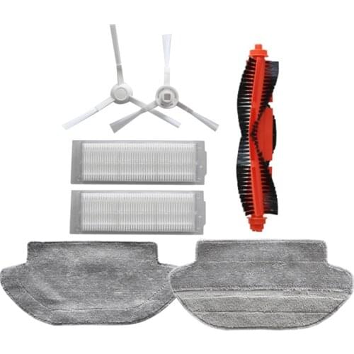 7Pcs for Xiaomi MIJIA STYJ02YM Sweeping Robot Vacuum Cleaner Accessories Side Roller HEPA Filter Main Brush Mop Cloth