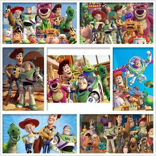 5D DIY Diamond Painting Disney Toy Story Diamond Embroidery Full Square Round Drill Mosaic Picture Cross Stitch Kits Home Decor