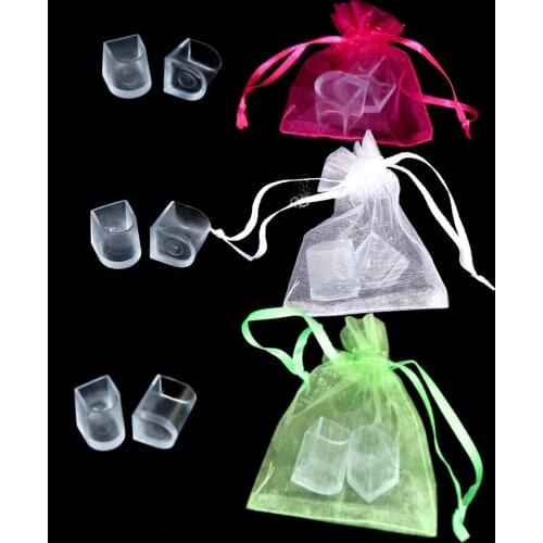 Aohaolee 6 Pairs/Lot Heel Stoppers High Heeler No Sinking Shoe Cap Heel Protectors For Bridal Wedding Party And Outdoor Events