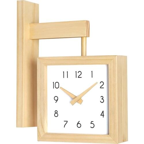 Double Sided Wall Clock Modern Design Nordic Guess Women Living Room Pow Patrol Europea Silent Reloj De Pared Secret Stash 5Q297