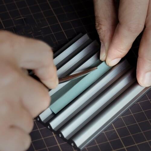 DIY Tools For Leather Multi Groove Edge Trimmer Leather Tool Handmade Leather Goods Grinder Polisher Practical Leathercraft