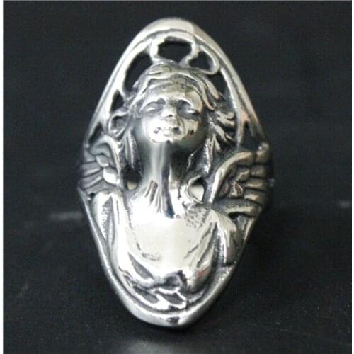 2017 Love Angle Ring 316L Stainless Steel Women Mens Fashion Fashion Romantic Agreement Our Lady Ring