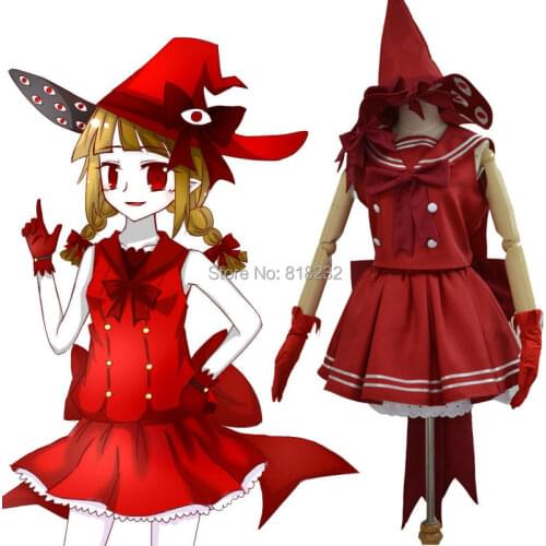 Wadanohara And The Great Blue Sea Sailor Suit Uniform Tops Dress Outfit Cosplay Costumes
