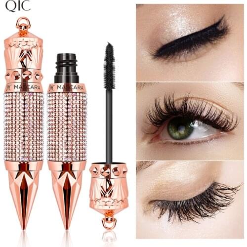 Easy to Wear 4D Volume Lashes Mascara Lengthening Fast/Quick Dry Thick Mascara Essential Makeup for Women Korean Cosmetics TSLM1