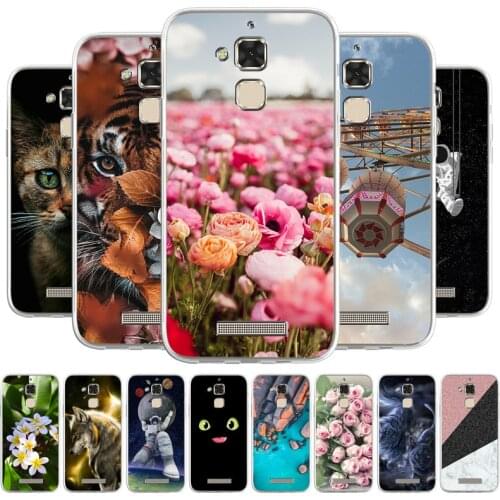Cartoon Case For Asus Zenfone 3 Max ZC520TL Phone bags Soft Cover TPU Coque Capa Animal Painted Fundas Bumper