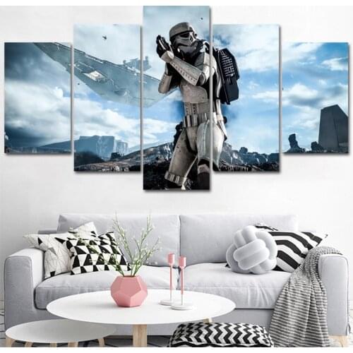 5 Piece Atlantis Future Battlefield Diamond Painting Full Square Round Drill Diamond Mosaic Diamant Art And Crafts A511