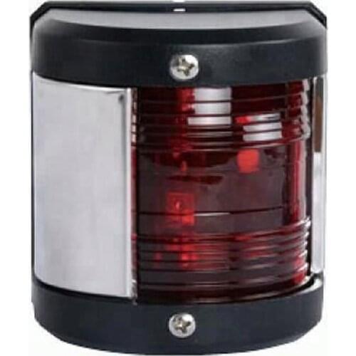 Reliable quality red plastic yacht light for boats up to 12M