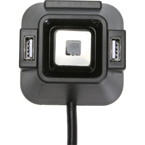 Desktop Computer PC Case Power Supply on/Off Reset Button Switch Extender Cable with Dual USB Port Audio Plug