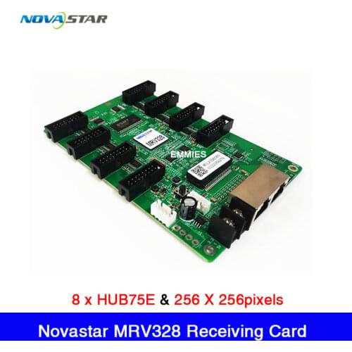 Novastar Led Receiving Card MRV328 Display Control System Card Synchronous 256*256 Pixels 8*HUB75