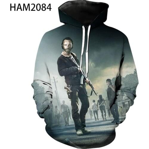 Walking Dead 2021 New Hoodie Cool 3D Printing Mens wear WomensStreet Pullover Sweatshirt Boys Girls Fashion Hoodie Jacket
