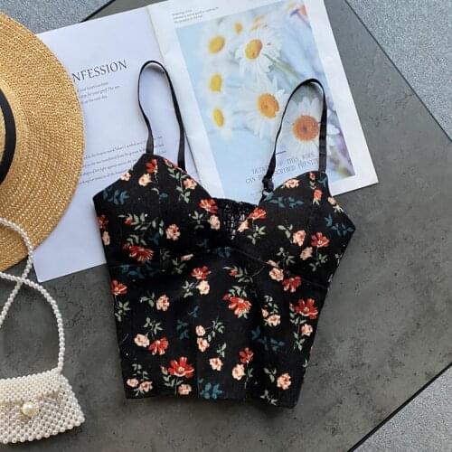 2021 New Summer Velvet Harajuku Printing Camis Top Streetwear Fashion Sexy Dew Navel Adjustable Sling Kawaii Cool Girl