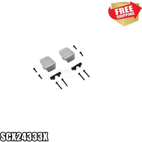 RC radio control car AXIAL-1/24 4WD SCX24 DEADBOLT metal gear box guard protection plate armor option upgrade parts