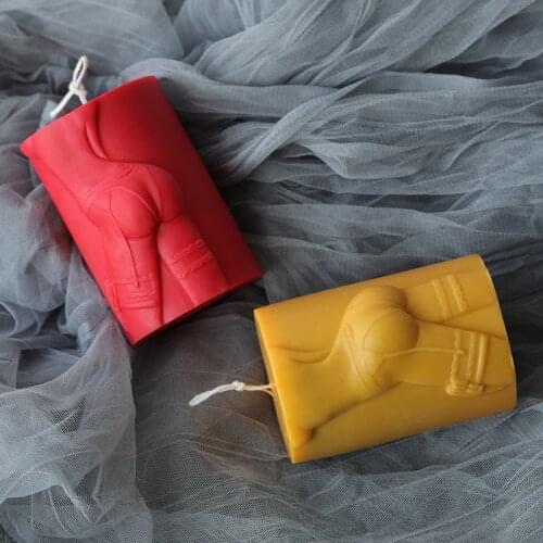 DIY Candle Making Supplies Cylindrical Candle Mold Silicone Mold Plaster Mold Polymer Clay Molds Home Decorations