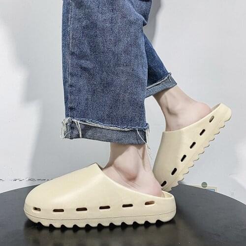 Unisex Summer Shoes Men Hollow Slides Beach Slippers Slide Casual Flip Flops Women Sandals Soft Lovers Slip on Gladitor Sneakers