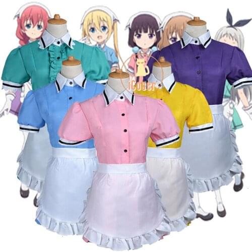 Blend S Maid Cosplay Sakuranomiya Maika Hinata Kaho Kanzaki Hideri Amano Miu Hoshikawa Mafuyu Women Maid Dress Costume Lolita