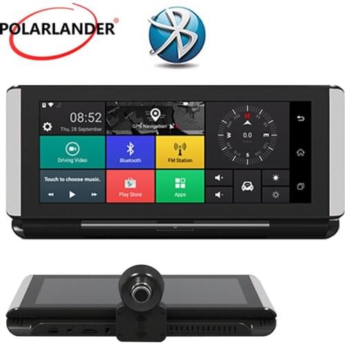 Driving recorder Bluetooth 6.86 inch 16G external portable 3G/WIFI folding control platform Android